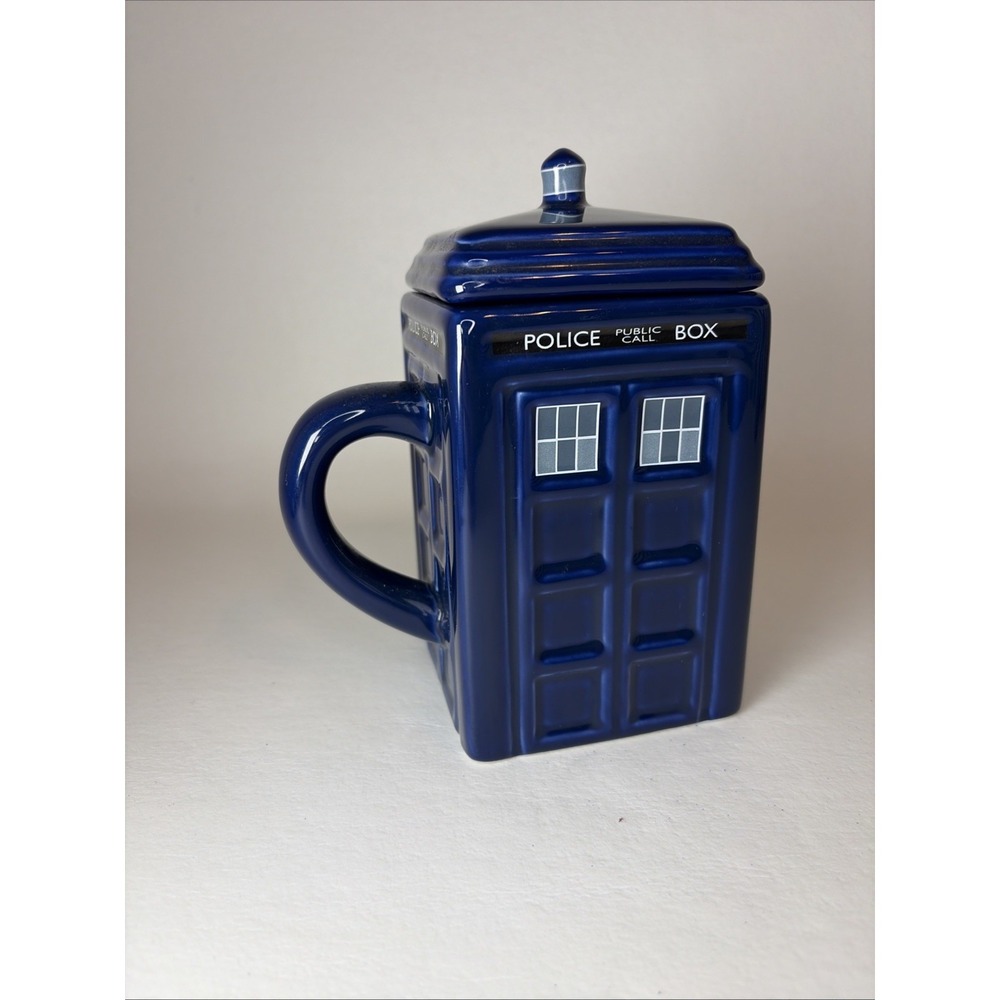 Underground Toys Doctor Who Tardis Mug |Official Square Shaped Ceramic Mug